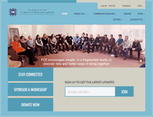 Tablet Screenshot of fce-community.org